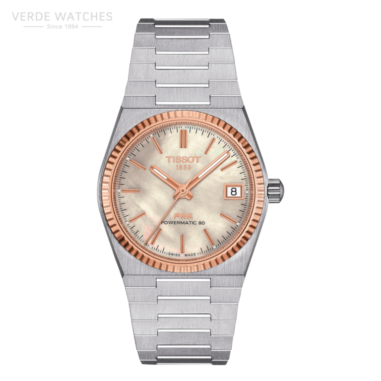 TISSOT PRX GOLD BEZEL 35mm – T9312074111100